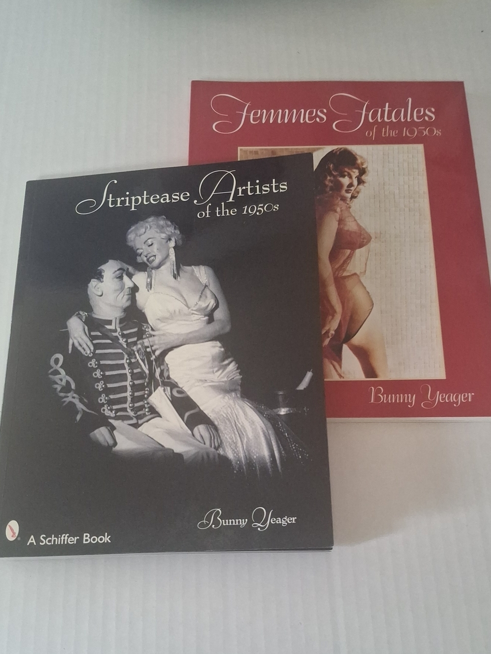 Bunny Yeager 1950s Photography Book Bundle Striptease Artists Femmes Fatales